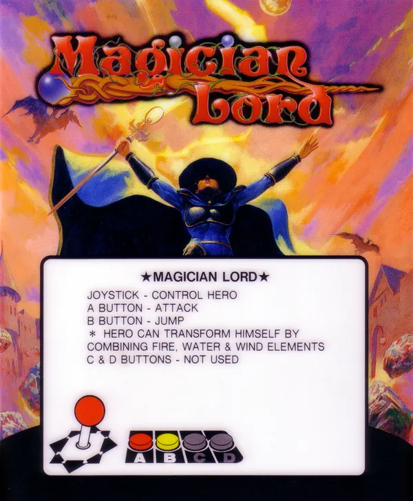 Magician Lord mini marquee
